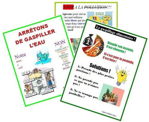 Des affiches de sensibilisation !