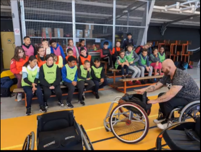 Initiation au basket fauteuil